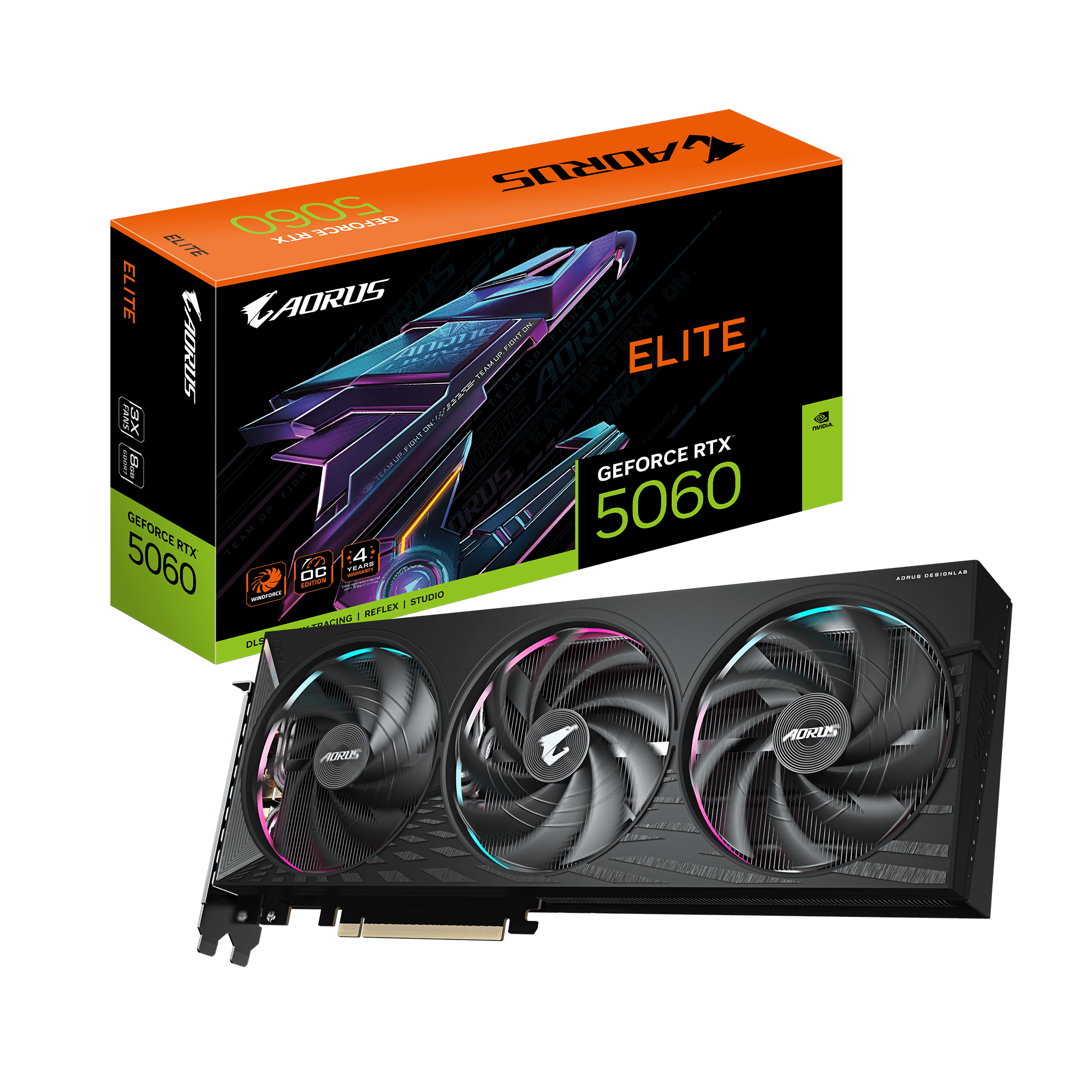 Card đồ họa RTX 5060 AORUS Elite 8GD